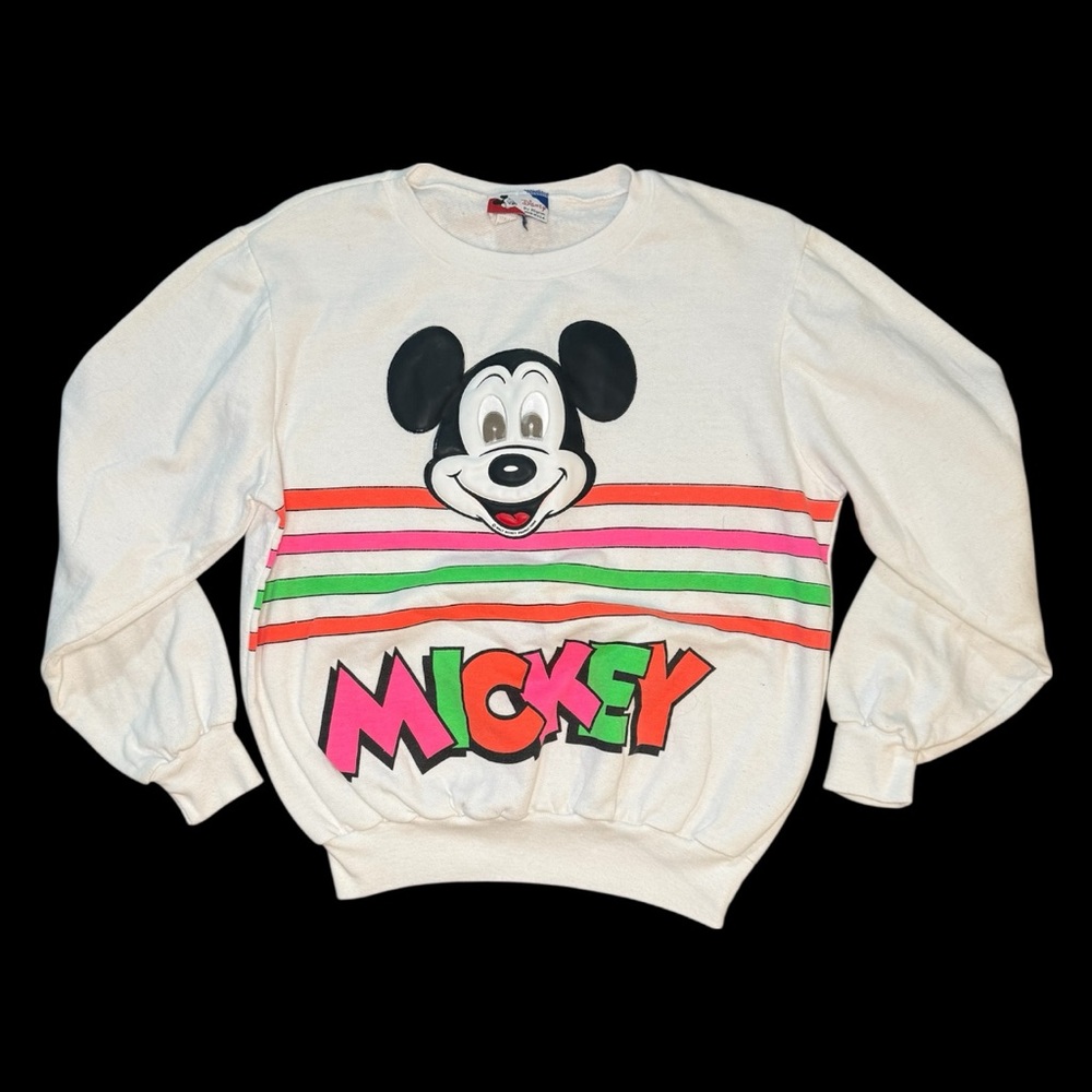 Vintage 80’s Disney White Crewneck